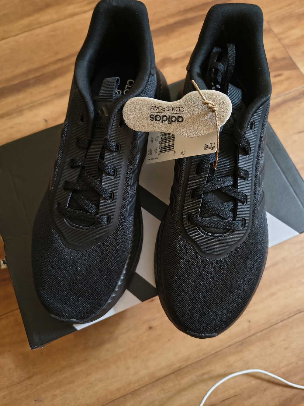 adidas Women's Black Knit Sneakers